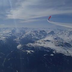 Verortung via Georeferenzierung der Kamera: Aufgenommen in der Nähe von Hinterrhein, Schweiz in 3405 Meter